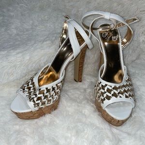 Colin Stuart Victoria Secret Cork High Heel- Size 38